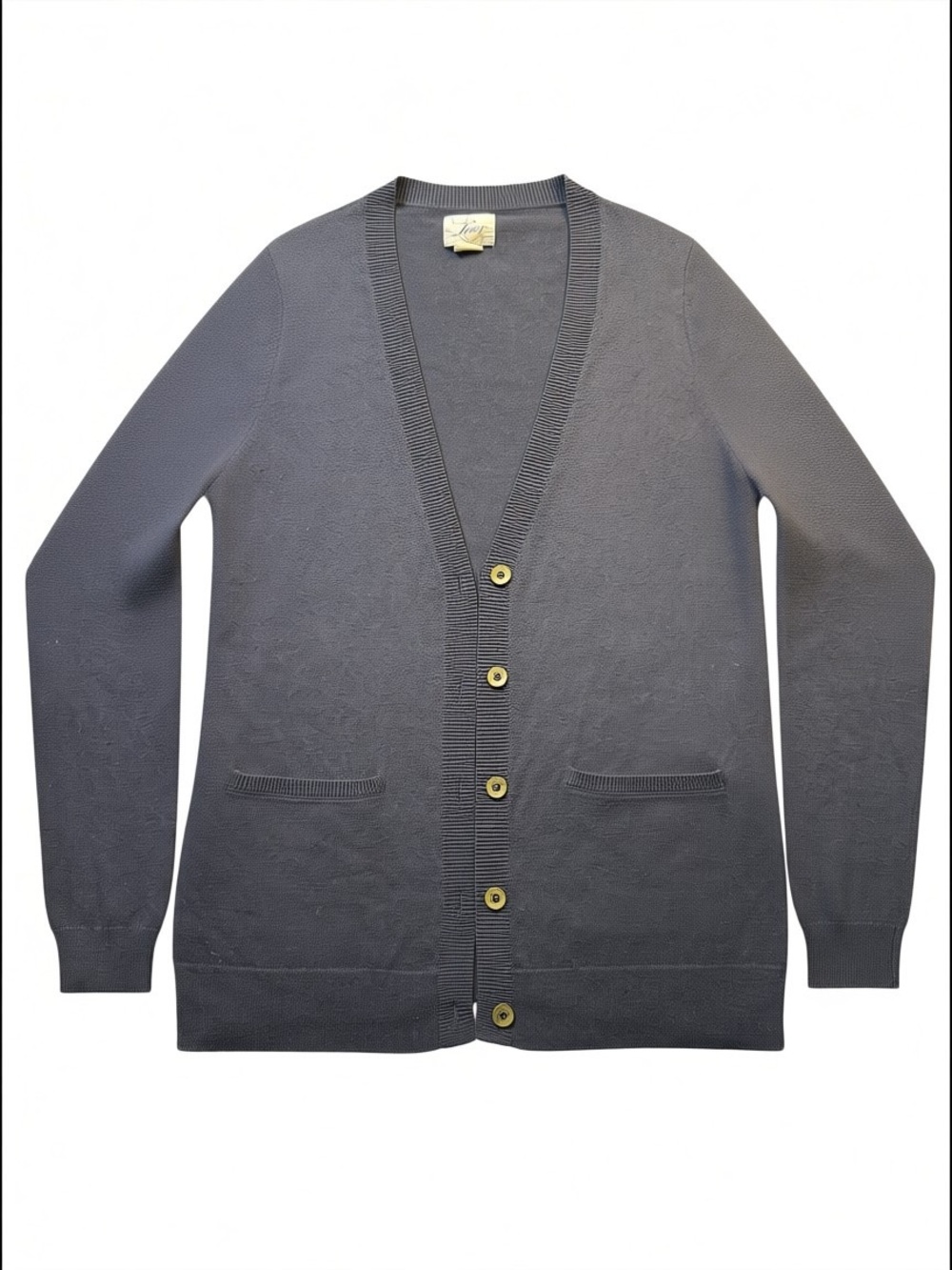 Levi's Medium Navy V-Neck Button-Front Cardigan